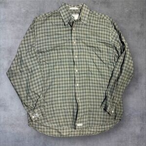 Burma‎ Bibas Classics Long Sleeve Button Down 100% Rayon Men's Size Medium